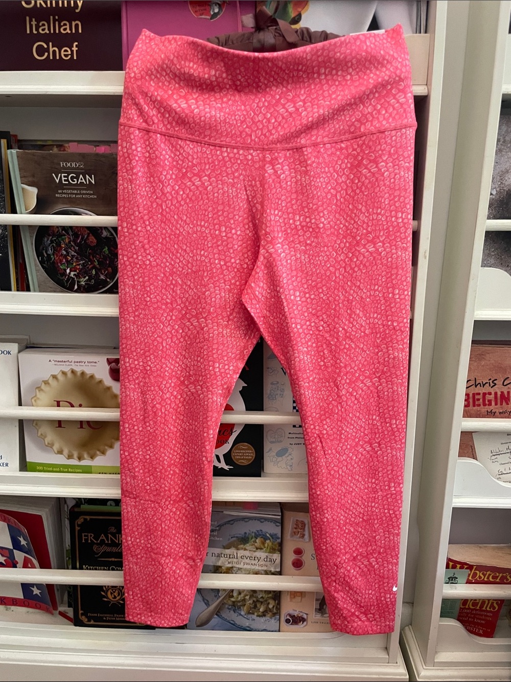 Nike Bright Pink Printed Performance Leggings